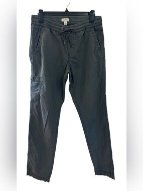 L.L. Bean Women's Stretch Ripstop Pull-On Pants, Slim-Leg - Grey, XS